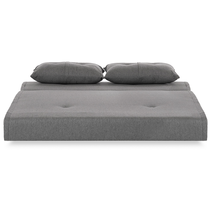 Futon Tela Gris Oxford Satek | Sofá Cama y Futones | salas